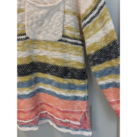 Rip‎ Curl Swell Crew Striped Cotton Slub Sweatshirt Size XL Surfer Skater Beach - Picture 7 of 9